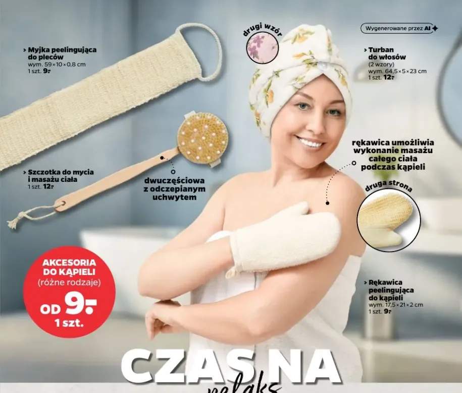 Szczotka do mycia i masażu ciała +3 warianty