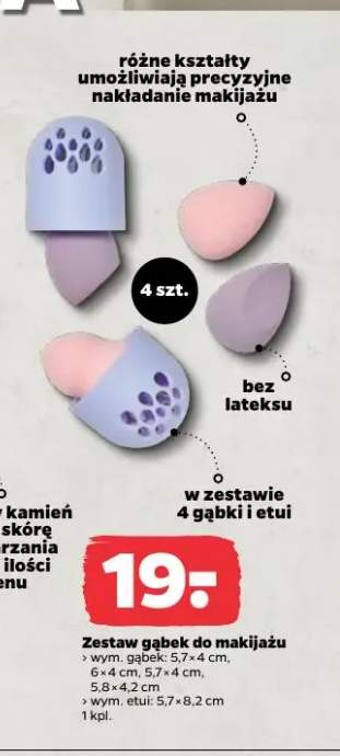 Zestaw gąbek do makijażu