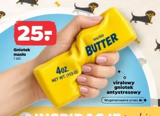 Gniotek masło