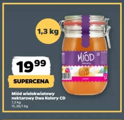 Miód wielokwiatowy nektarowy Dwa Kolory CD