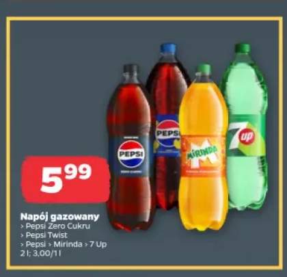 Napój gazowany Pepsi Twist +4 warianty