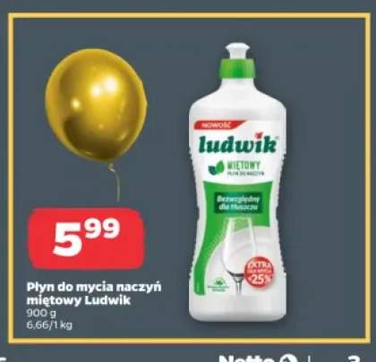 Płyn do mycia naczyń miętowy Ludwik