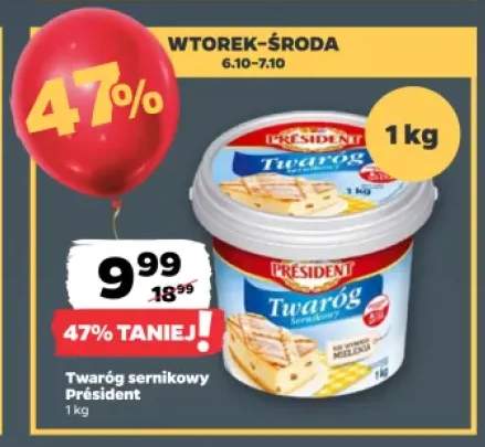 Twaróg sernikowy Président