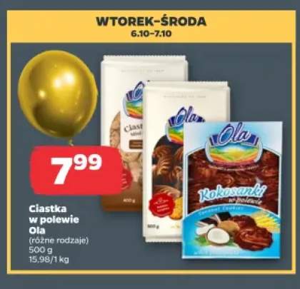Ciastka w polewie Ola