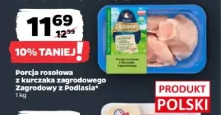Porcja rosołowa z kurczaka zagrodowego Zagrodowy z Podlasia