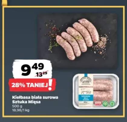 Kiełbasa biała surowa Sztuka Mięsa