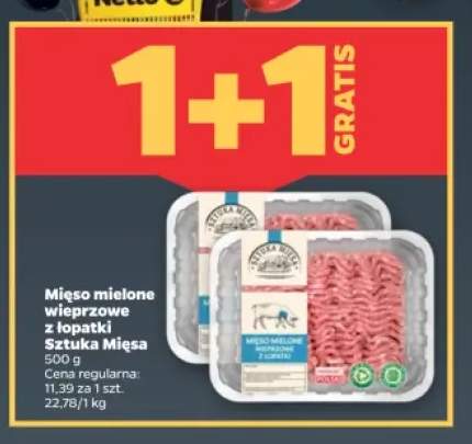 Mięso mielone wieprzowe z łopatki Sztuka Mięsa