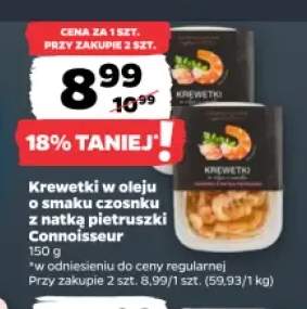 Krewetki w oleju o smaku czosnku z natką pietruszki Connoisseur