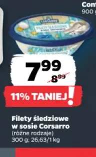 Filety śledziowe w sosie Corsarro