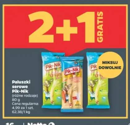 Paluszki serowe Pik-Nik
