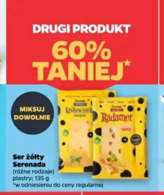 Ser żółty w plastrach Królewiecki Serenada +1 wariant