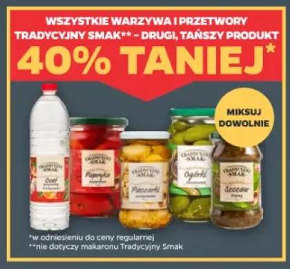 Warzywa i przetwory Tradycyjny Smak +5 wariantów