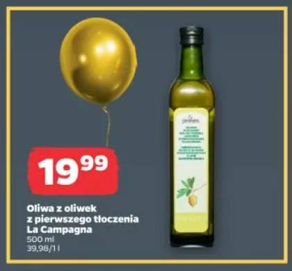 Oliwa z oliwek z pierwszego tłoczenia La Campagna
