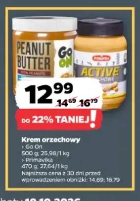 Krem orzechowy Go On +1 wariant