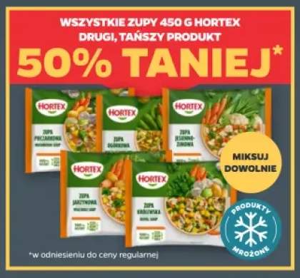 Zupy Hortex +5 wariantów