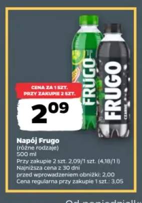Napój Frugo czarne +1 wariant