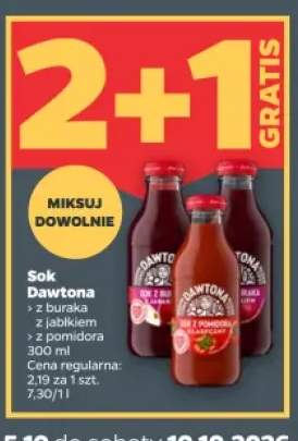 Sok Dawtona z jabłkiem +2 warianty