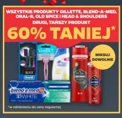 Produkty Gillette, Blend-a-med, Oral-B, Old Spice i Head & Shoulders +6 wariantów