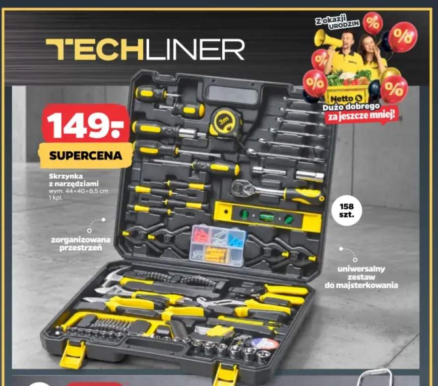 Skrzynka z narzędziami Techliner