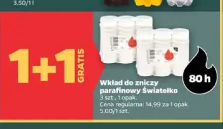 Wkład do zniczy parafinowy Światełko