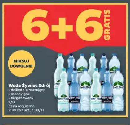 Woda gazowana Żywiec Zdrój delikatnie musujący +2 warianty