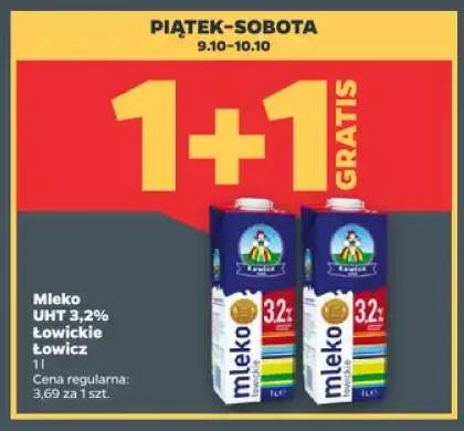 Mleko UHT łowickie Łowicz 3,2%