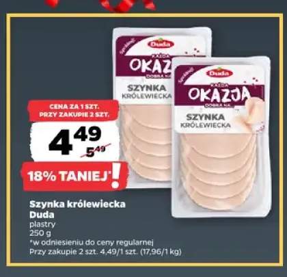 Szynka królewiecka plastry Duda