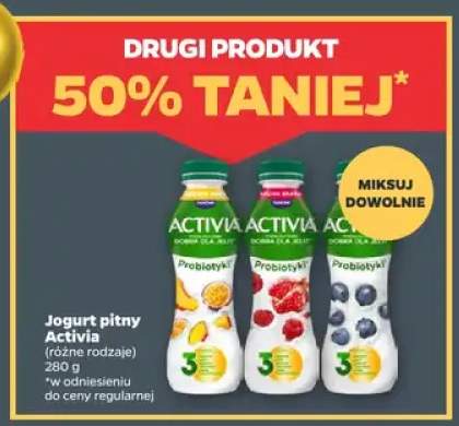 Jogurt pitny Activia mango marakuja +2 warianty