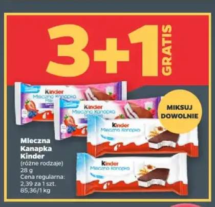 Mleczna Kanapka Kinder