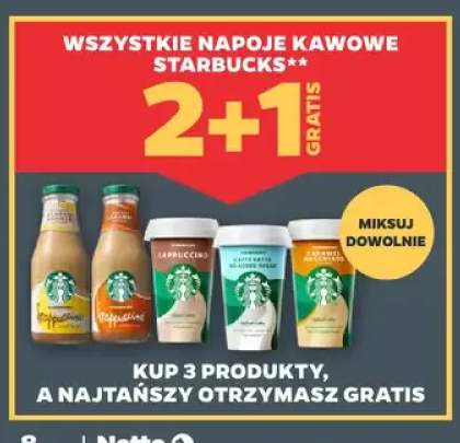 Napój kawowy Starbucks Frappuccino Vanilla +5 wariantów