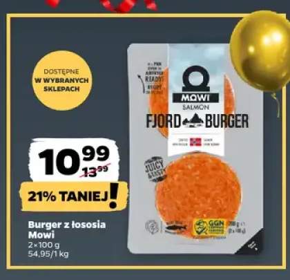 Burger z łososia Mowi 2-pak