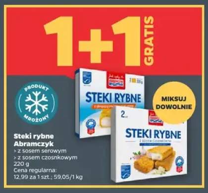 Steki rybne z sosem serowym Abramczyk +1 wariant