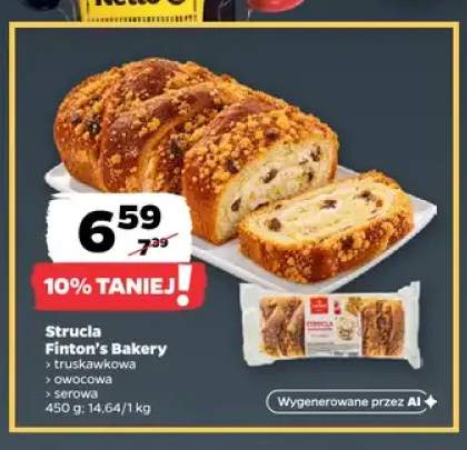 Strucla truskawkowa Finton's Bakery +2 warianty