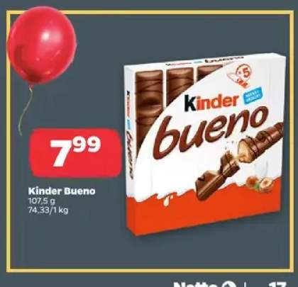 Baton Kinder Bueno 5-pak