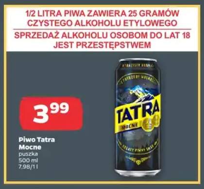 Piwo Tatra Mocne