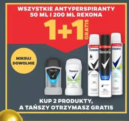 Antyperspiranty 50 ml i 200 ml Rexona +4 warianty