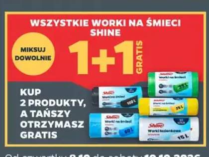 Worki na śmieci Shine +4 warianty
