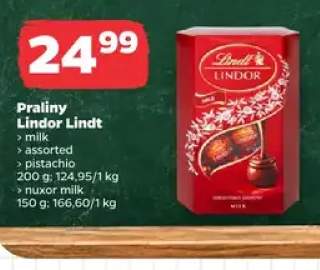 Praliny Lindor milk Lindt +3 warianty