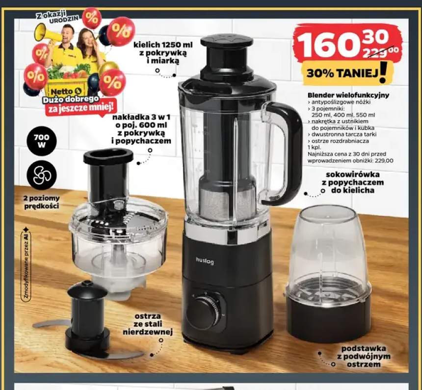 Blender wielofunkcyjny Huslog