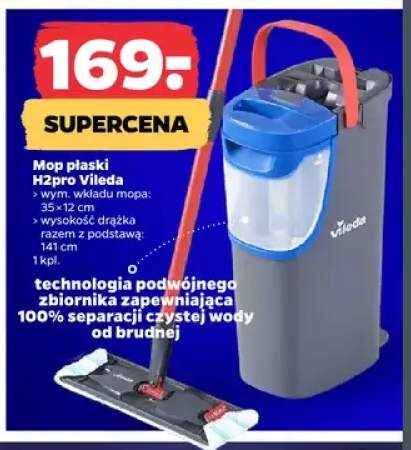 Mop płaski H2pro Vileda
