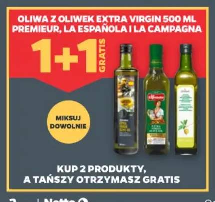 Oliwa z oliwek extra virgin Premieur +2 warianty