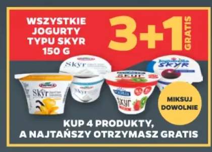 Jogurty typu Skyr +5 wariantów