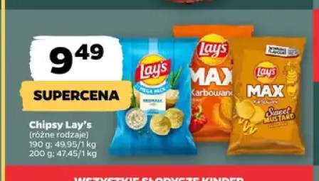 Chipsy Lay's Fromage +2 warianty