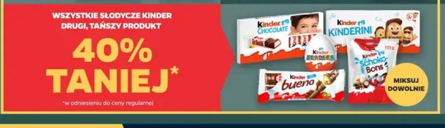 Słodycze Kinder +6 wariantów