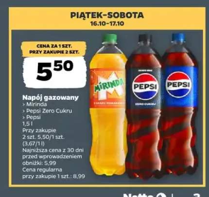 Napój gazowany Mirinda +2 warianty
