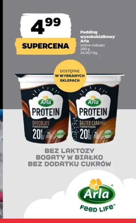 Pudding wysokobiałkowy Arla czekoladowy +1 wariant