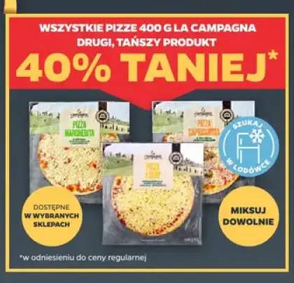 Pizze 400 g La Campagna +3 warianty