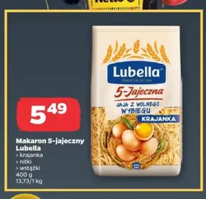 Makaron 5-jajeczny Lubella krajanka +2 warianty