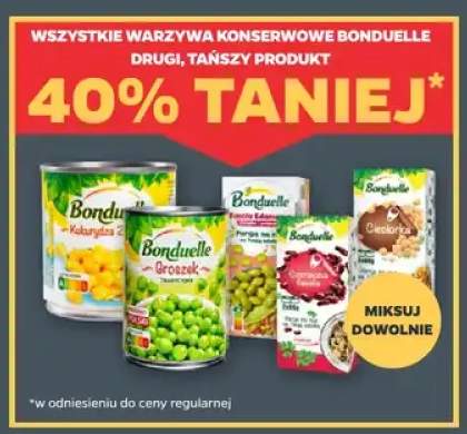 Warzywa konserwowe Bonduelle +5 wariantów