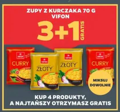 Zupa z kurczaka curry Vifon +1 wariant